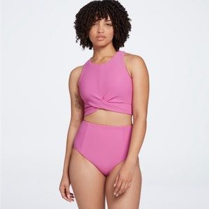CALIA two piece long line swim suit